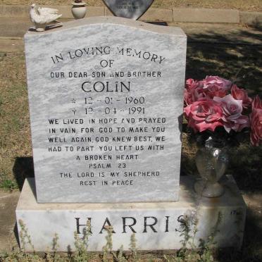 HARRIS Colin 1960-1991
