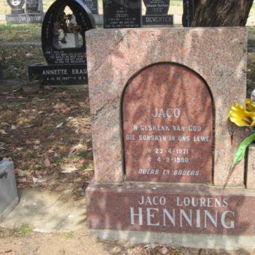 HENNING Jaco Lourens 1971-1990