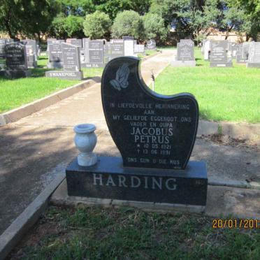 HARDING Jacobus Petrus 1921-1991