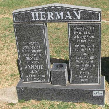 HERMAN J.D. 1963-2002