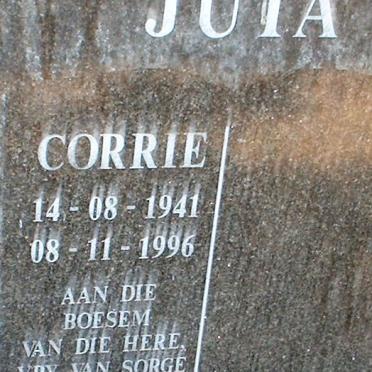 JUTA Corrie 1941-1996