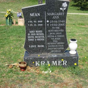 KRAMER Margaret Ann 1948-2005 :: KRAMER Sean 1969-2001