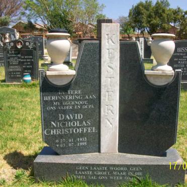 KESTERN David Nicholas Christoffel 1933-1995