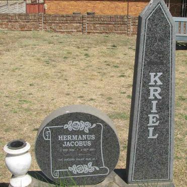 KRIEL Hermanus Jacobus 1932-2001