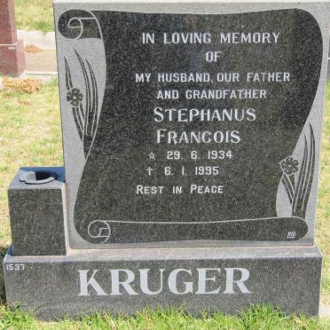 KRUGER Stephanus Francois 1934-1995