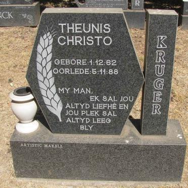 KRUGER Theunis Christo 1962-1988