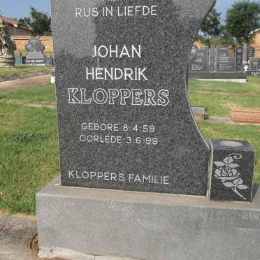 KLOPPERS Johan Hendrik 1959-1999