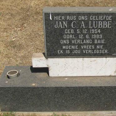 LUBBE  Jan C.A. 1954-1989