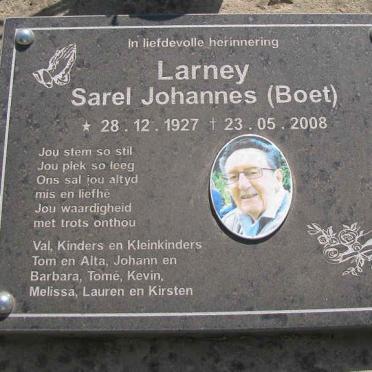 LARNEY Sarel Johannes 1927-2008