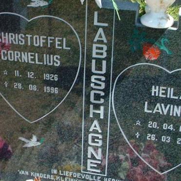 LABUSCHAGNE Christoffel Cornelius 1926-1996 &amp; Heila Lavina 1924-2005