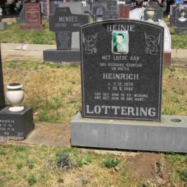 LOTTERING Heinrich 1979-1992