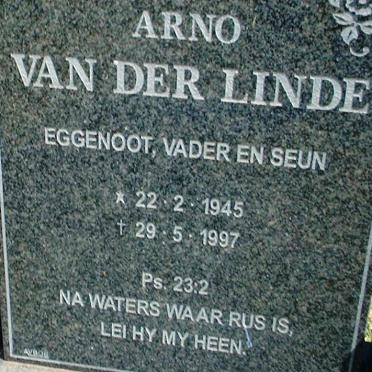 LINDE Arno, van der 1945-1997