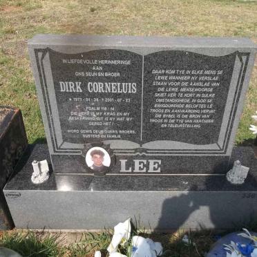 LEE Dirk Corneluis 1971-2001