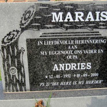 MARAIS Andries 1952-2000