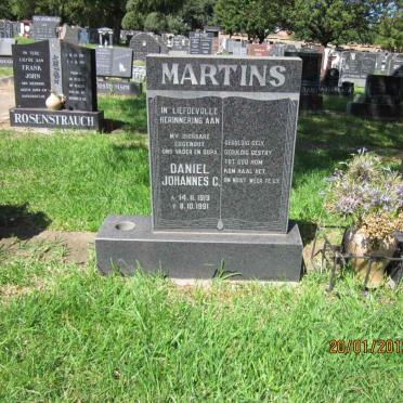 MARTINS Daniel Johannes C. 1919-1991