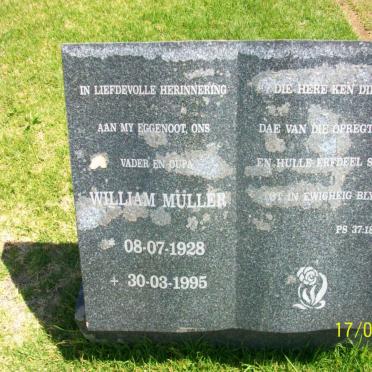 MÜLLER William 1928-1995
