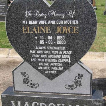 MACDONALD Elaine Joyce 1950-2000