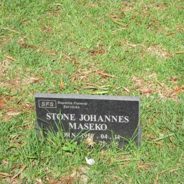 MASEKO Stone Johannes 1959-?