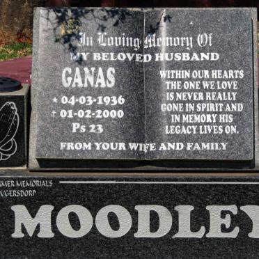 MOODLEY Ganas 1936-2000