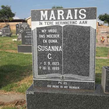 MARAIS Susanna C. 1923-1999