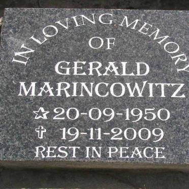 MARINCOWITZ Gerald 1950-2009