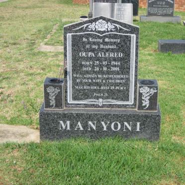 MANYONI Oupa Alfred 1944-2001
