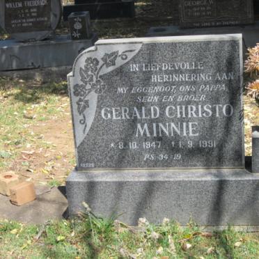 MINNIE Gerald Christo 1947-1991