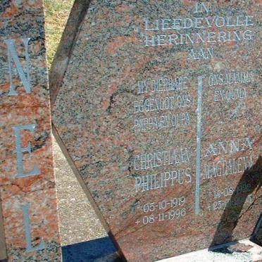 NEL Christiaan Philippus 1919-1996 &amp; Anna Magdalena 1922-2005