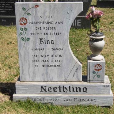 NEETHLING Rina nee JANSE VAN RENSBURG 1961-1994