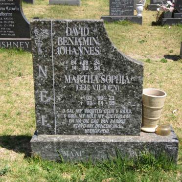 NEL David Benjamin Johannes 1924-1994 &amp; Martha Sophia VILJOEN 1923-2009