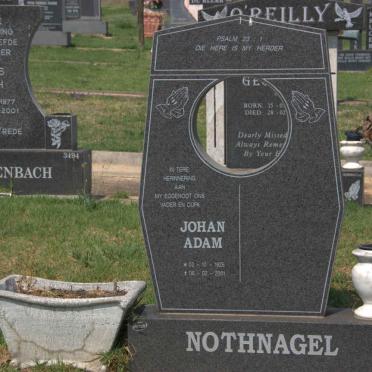 NOTHNAGEL Johan Adam 1925-2001