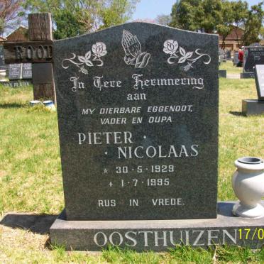 OOSTHUIZEN Pieter Nicolaas 1929-1995