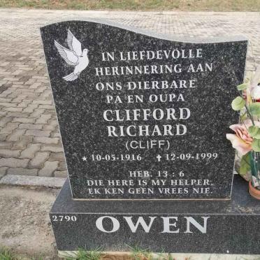 OWEN Clifford Richard 1916-1999