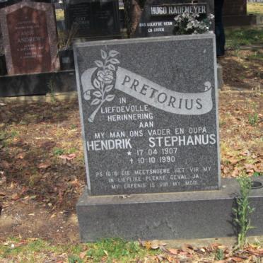 PRETORIUS Hendrik Stephanus 1907-1990