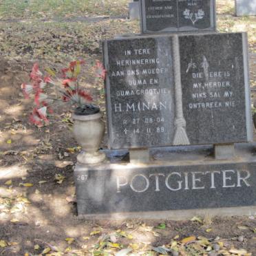 POTGIETER H.M. 1904-1989