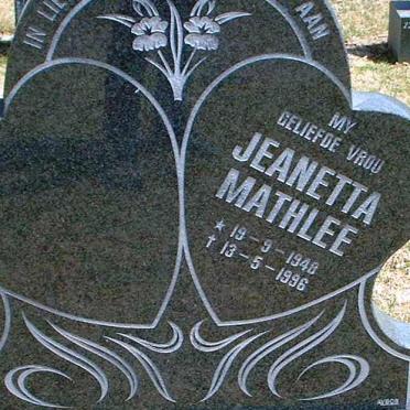 PREEZ Jeanetta Mathlee, du 1948-1996