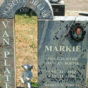 PLATEN Marcus Julian, van 1982-1996