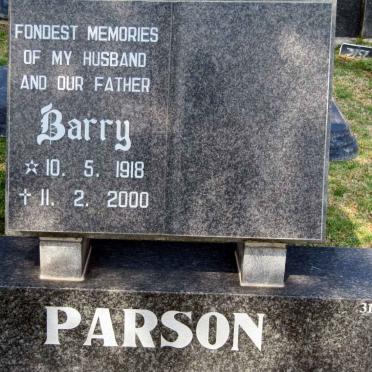 PARSON Barry 1918-2000