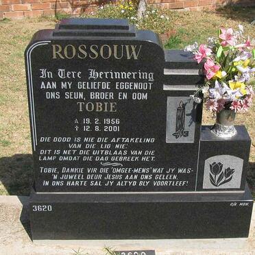 ROSSOUW Tobie 1956-2001
