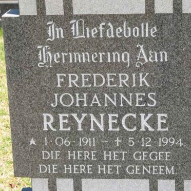 REYNECKE Frederik Johannes 1911-1994