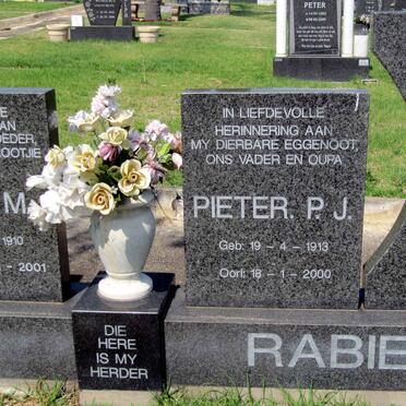 RABIE Pieter P.J. 1913-2000