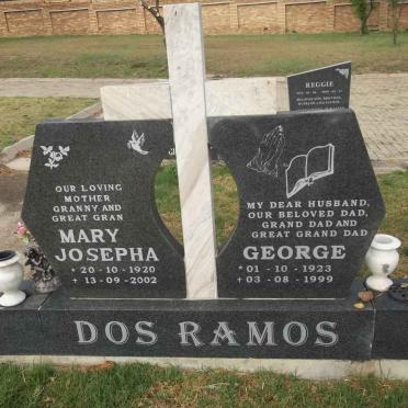 RAMOS George, dos 1923-1999 &amp; Mary Josepha 1920-2002