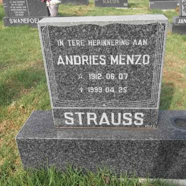 STRAUSS Andries Menzo 1912-1999