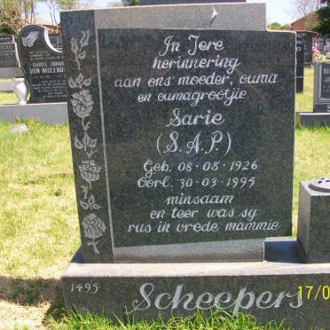 SCHEEPERS S.A.P. 1926-1995