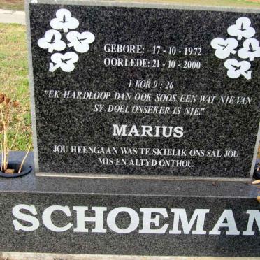 SCHOEMAN Marius 1972-2000