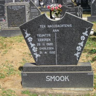 SMOOK Teuntje 1920 -1992