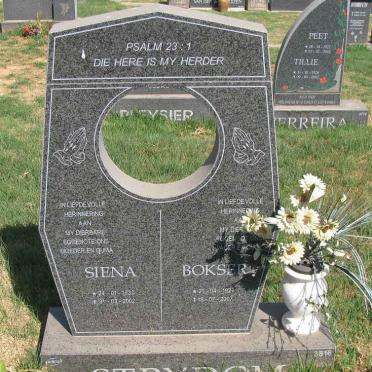 STRYDOM Bokser 1927-2007 &amp; Siena 1930-2002