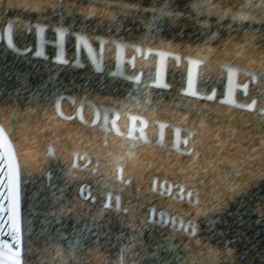 SCHNETLER Corrie 1936-1996