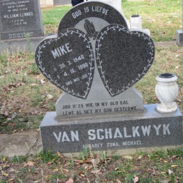 SCHALKWYK Mike, van 1940-1990