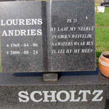 SCHOLTZ Lourens Andries 1969-2000
